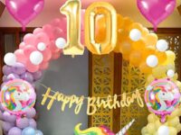 colourfull 10th birthday celebration