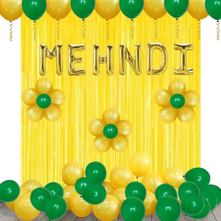 Mehendi Balloon Backdrop Decoration