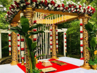 Traditional Mandap Setup