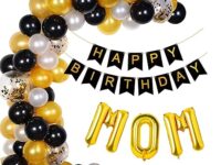 86-Piece Mom Birthday Celebration Kit Balloons & Banner Decoration Set