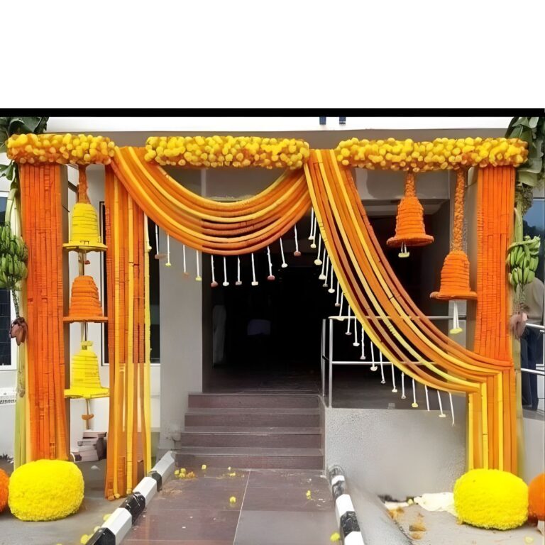 Grand Floral Entrance Gate Decoration