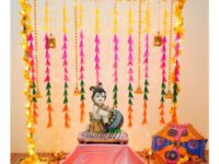 Beautiful Janmashtami Decorations for Homes & Pooja Mandaps