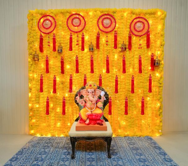 Beautiful Ganesh Chaturthi Decorations for Homes & Mandaps