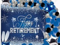 Retirement Backdrop Balloons