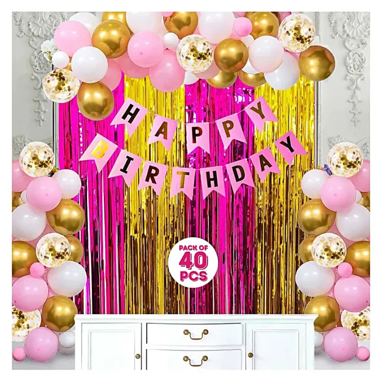 Gorgeous Pink Birthday Decoration
