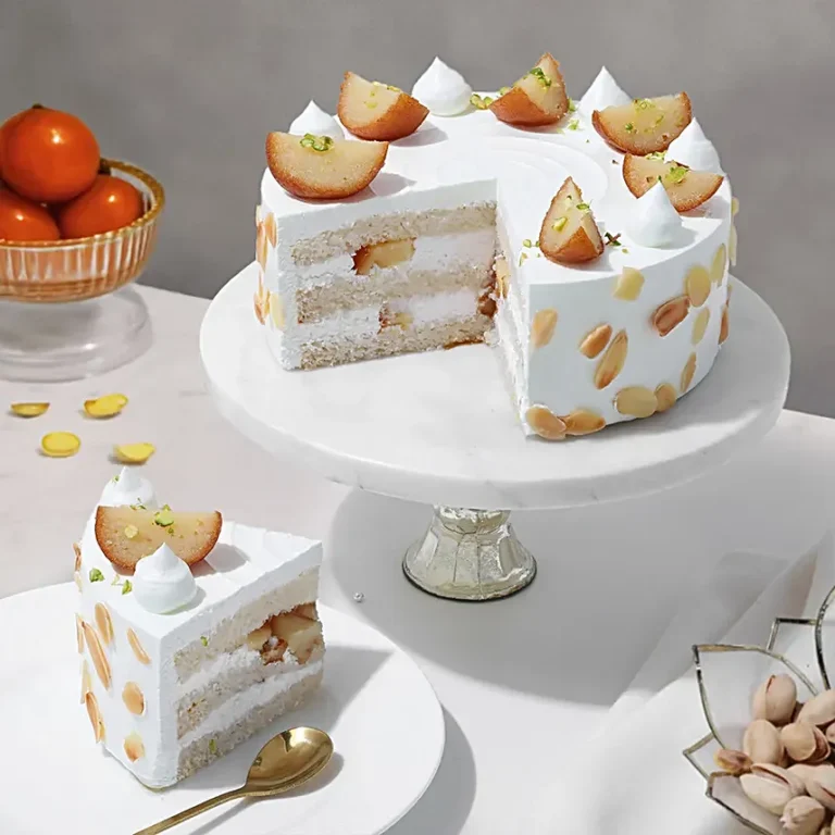 Rosy Hues Eggless Pineapple Cream Cake 1 Kg – Moist