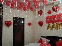 Personalized Birthday Room Decoration with Name Foil & Balloons