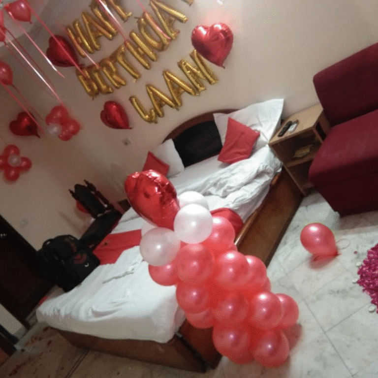 Personalized Birthday Room Decoration Jaan Foil & Balloons