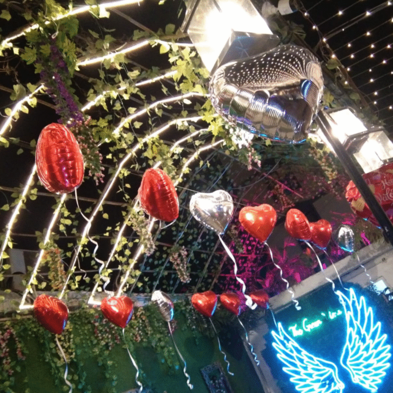 Red & Silver Foil Heart Hanging Decoration with Ribbon (100 Hearts)