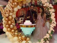 Luxury Ring Theme Balloon & Flower Decoration Setup