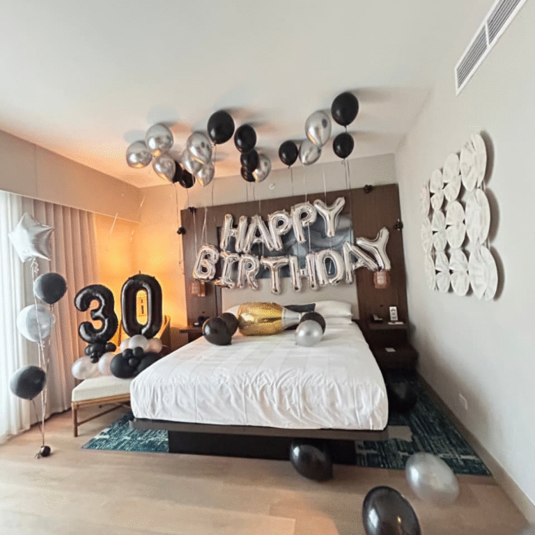 Simple Birthday Decoration for Boys (Basic Setup)