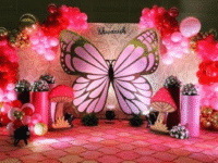 Butterfly Fantasy Birthday Theme Decoration