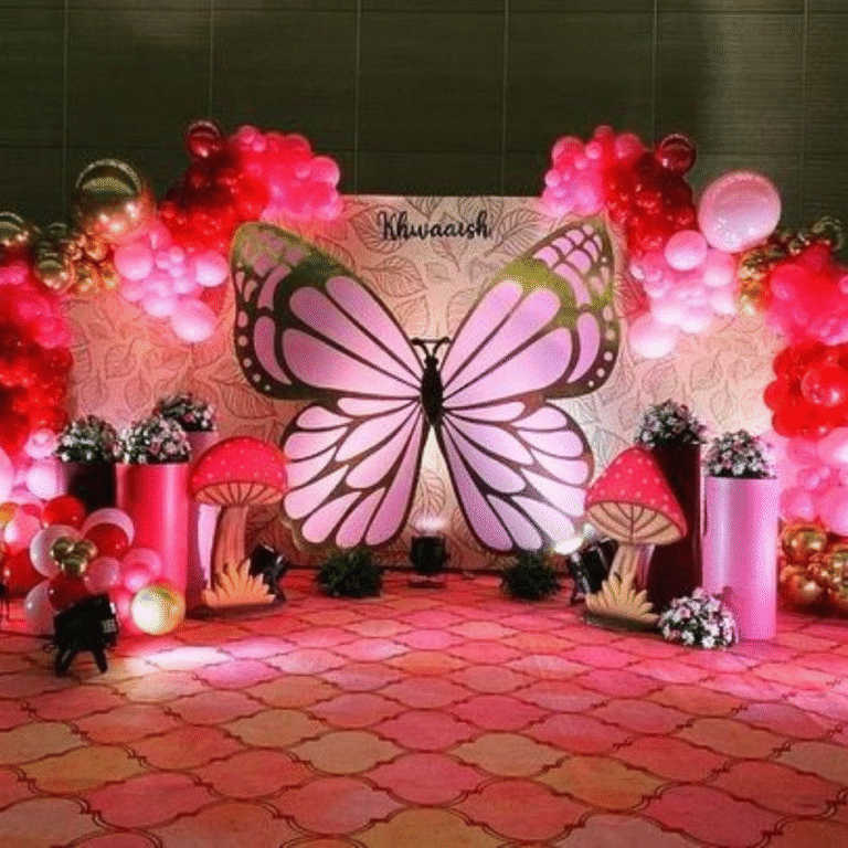Butterfly Fantasy Birthday Theme Decoration