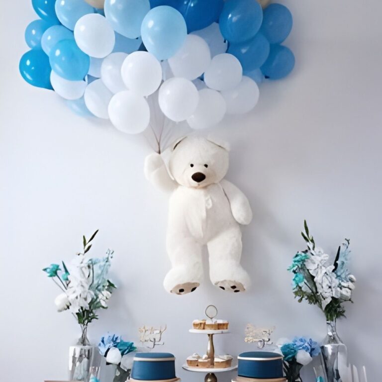 Teddy Bear Wall Decoration for Birthday Surprise