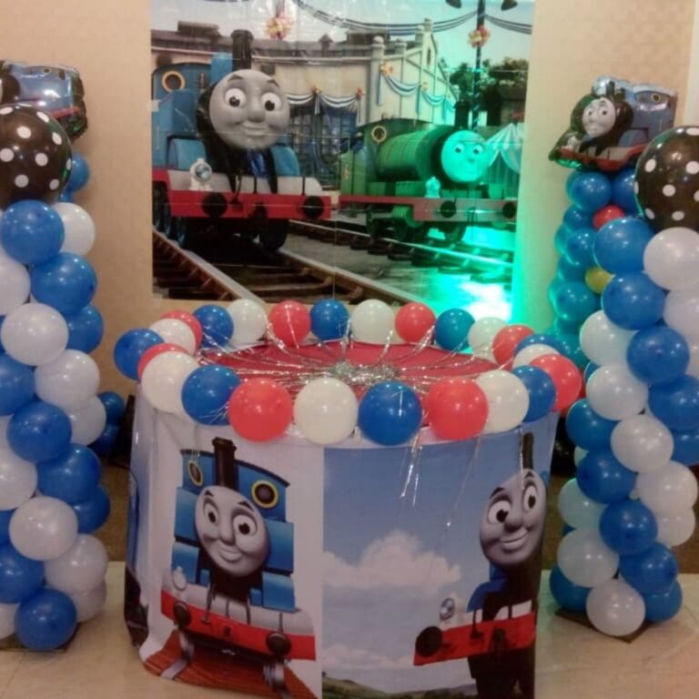 Thomas Theme Birthday Decoration for Cake Cutting