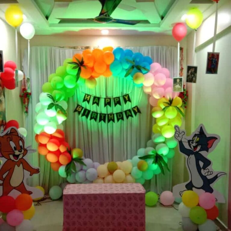 1st Birthday Boy Tom & Jerry Theme Ring Decoration